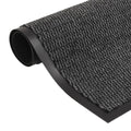 Vidaxl droogloopmat rechthoekig getuft 80x120 cm antraciet