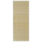 Vidaxl tapijt 160x230 cm bamboe natuurlijk
