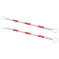 Vidaxl pylonstangen inklapbaar 116-197 cm kunststof 2 st
