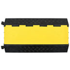 Vidaxl kabelbeschermer drempel 3 tunnels 93 cm rubber