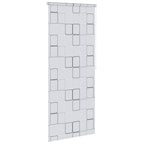 Vidaxl rolgordijn voor douche 80x240 cm vierkant