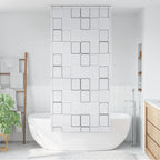 Vidaxl rolgordijn voor douche 100x240 cm vierkant