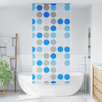Vidaxl rolgordijn voor douche 120x240 cm cirkel