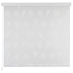 Vidaxl rolgordijn voor douche 80x240 cm zeester