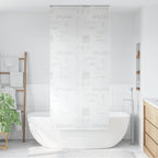 Vidaxl rolgordijn voor douche 80x240 cm splash