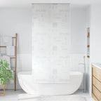 Vidaxl rolgordijn voor douche 120x240 cm splash