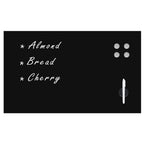 Vidaxl schoolbord voor aan de wand magnetisch 100x60 cm glas