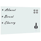 Vidaxl whiteboard voor aan de wand magnetisch 60x40 cm glas