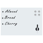 Vidaxl whiteboard voor aan de wand magnetisch 60x40 cm glas