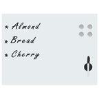 Vidaxl whiteboard voor aan de wand magnetisch 80x60 cm glas