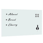 Vidaxl whiteboard voor aan de wand magnetisch 100x60 cm glas