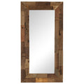 Vidaxl spiegel 50x110 cm massief gerecycled hout