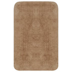 Vidaxl badmattenset stof beige 3-delig