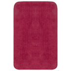 Vidaxl badmattenset stof fuchsia 2-delig