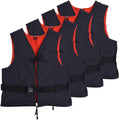 VidaXL Zwemvesten 50 N 30-50 kg marineblauw 4 st
