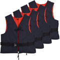VidaXL Zwemvesten 50 N 50-70 kg marineblauw 4 st