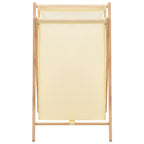 Vidaxl wasmand 42x41x64 cm cederhout en stof beige