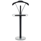 Vidaxl kledingbutler 45x35x107 cm zwart en grijs