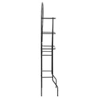 Vidaxl badkamerrek 60x33x174 cm zwart