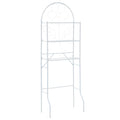 Vidaxl badkamerrek 60x33x174 cm wit