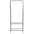 Vidaxl kledingrek 59x35x150 cm zwart