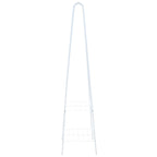 Vidaxl kledingrek 59x35x150 cm wit