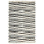 VidaXL Kelim vloerkleed met patroon 120x180 cm katoen zwart wit