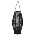 Vidaxl lantaarnhouder hangend 60 cm bamboe zwart