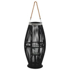 Vidaxl lantaarnhouder hangend 60 cm bamboe zwart