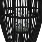 Vidaxl lantaarnhouder hangend 60 cm bamboe zwart