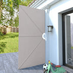 VidaXL Terrasscherm inklapbaar 300x150 cm crème