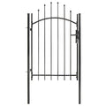 Vidaxl poort 1x2 m staal zwart
