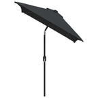 Vidaxl parasol met metalen paal 300x200 cm antraciet