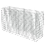 Vidaxl gabion plantenbak verhoogd 180x50x100 cm gegalvaniseerd staal