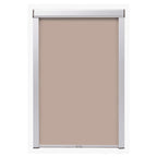 Vidaxl rolgordijn verduisterend beige uk08