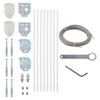 Vidaxl balkonscherm accessoireset 29-delig