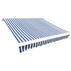 Vidaxl vervangingsdoek voor luifel 350x250 cm polyester blauw en wit