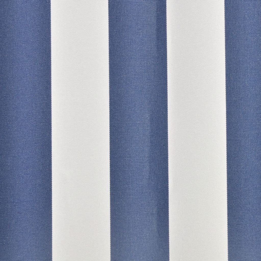 Vidaxl vervangingsdoek voor luifel 350x250 cm polyester blauw en wit
