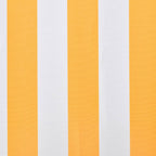 Vidaxl luifeldoek 500x300 cm canvas oranje en wit