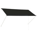 Vidaxl luifel uittrekbaar 250x150 cm antraciet
