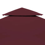 Vidaxl prieeldak 2-laags 3x3m 310 g m² bordeaux