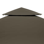 Vidaxl prieeldak 2-laags 4x3m 310 g m² taupe