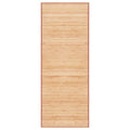 Vidaxl tapijt 80x200 cm bamboe bruin