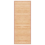 Vidaxl tapijt 80x200 cm bamboe bruin