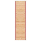 Vidaxl tapijt 80x300 cm bamboe bruin