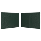 Vidaxl tentwanden 2 st met ritssluiting pe groen