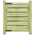VidaXL Poort 100x100 cm groen geïmpregneerd grenenhout