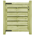VidaXL Poort 100x100 cm groen geïmpregneerd grenenhout