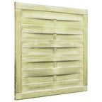 VidaXL Poort 100x100 cm groen geïmpregneerd grenenhout