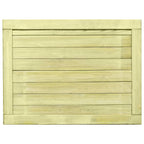 VidaXL Poort 75x100 cm geïmpregneerd grenenhout